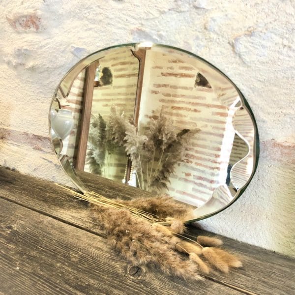 miroir art déco ovale 1