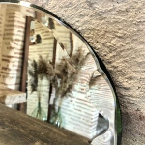miroir art déco ovale 2